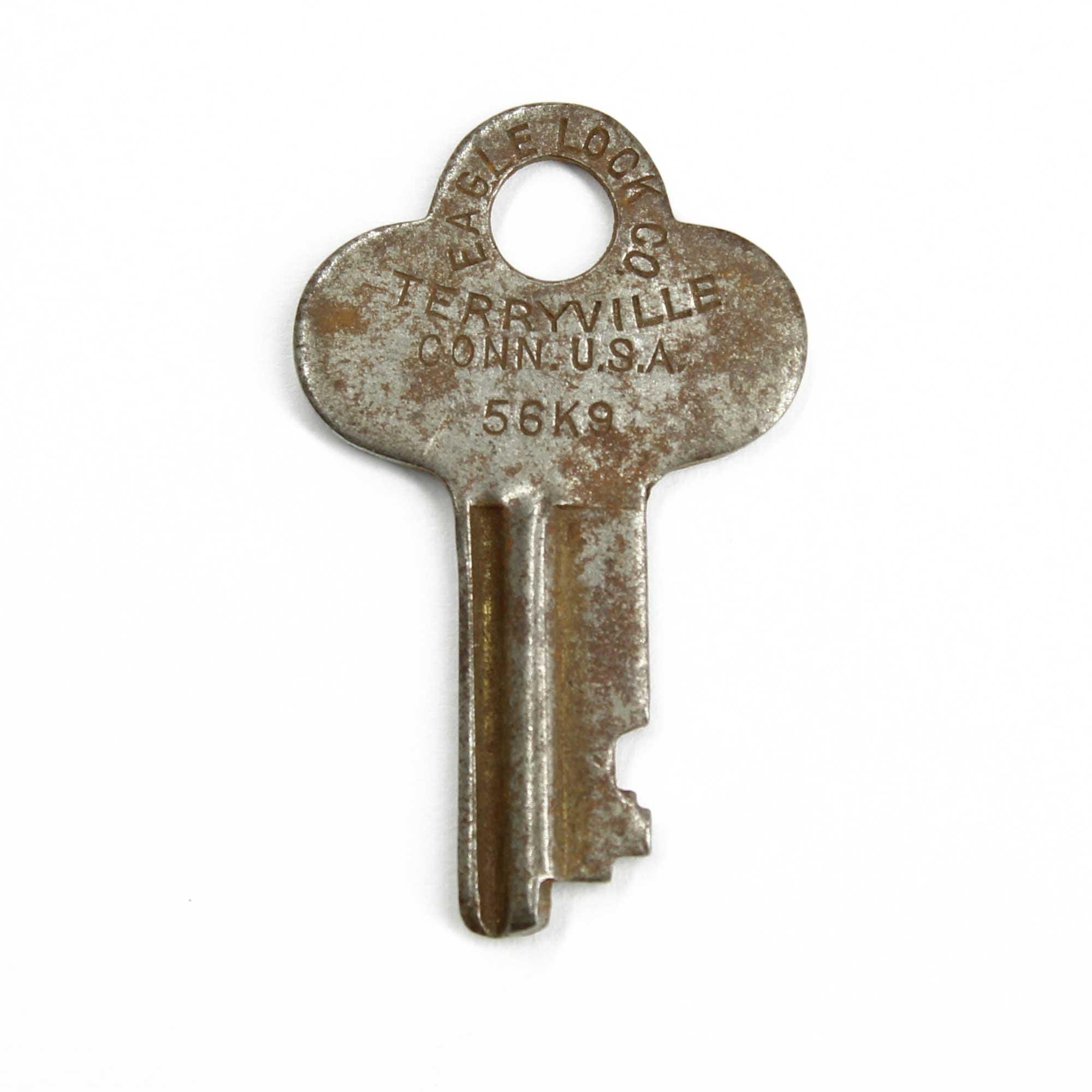 Eagle Lock Co. Key 56K9, Terryville Conn, USA Antique Steamer