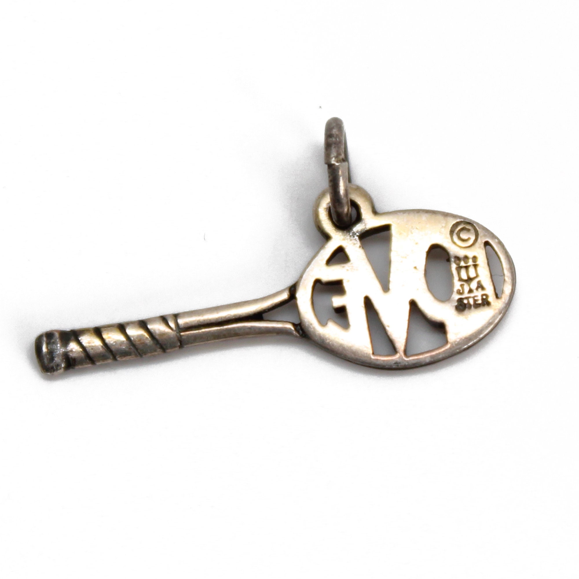 James Avery Love Tennis Racket Charm Retired James Avery Etsy