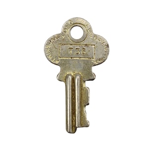 Vintage Atkinson & Long MFG Co. T36 Key – Everlasting Lock – Antique Collectible Key