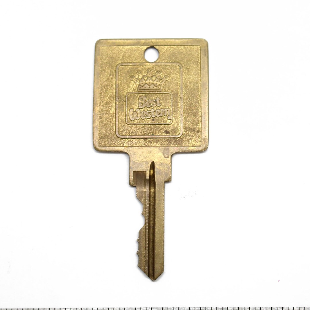 Vintage Best Western Key, Hotel Key, Motel Memorabilia, Scrap Book Supply Etsy