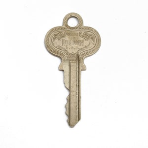 One Russwin Key Made In USA, Stamped Backs, Antique Collectors Key, Key Charm