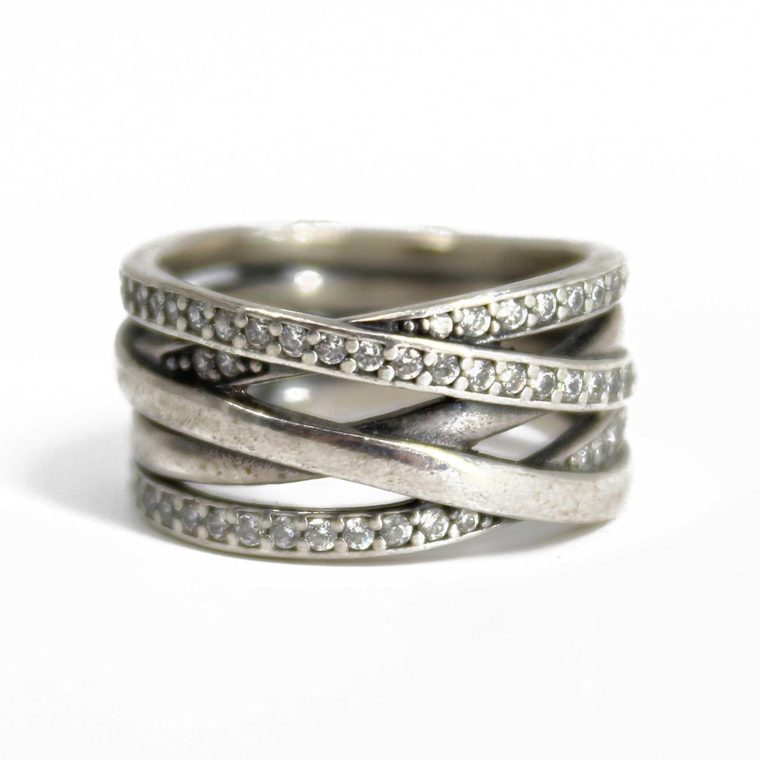 Band 5925 Ale 52 Ring Pandora New Beginning Ring Sterling 925 NEW - Main Image