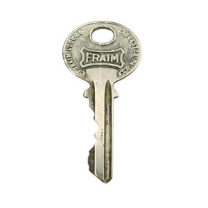 E.T. Fraim Lock Co Key, Lancaster PA, Vintage Key for Jewelry Making, Steampunk Supplies