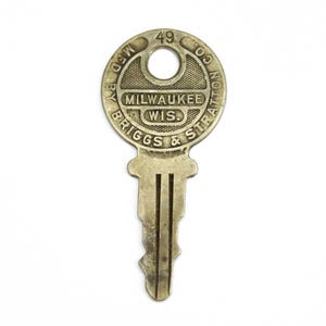 Chiave Basco vintage 49 Briggs & Stratton Co.