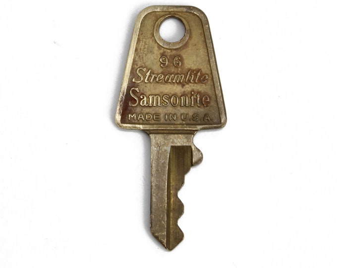 Samsonite Streamlite 96 Vintage Luggage Key Etsy