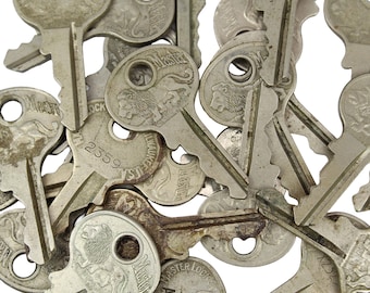 Vintage Master Lock Key With Lion - Etsy