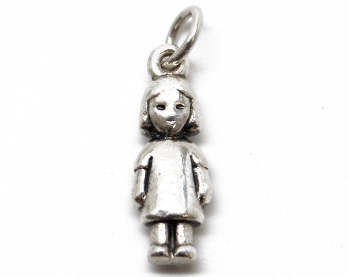 James Avery Girl Charm Sterling Silver Bracelet Charm for Etsy