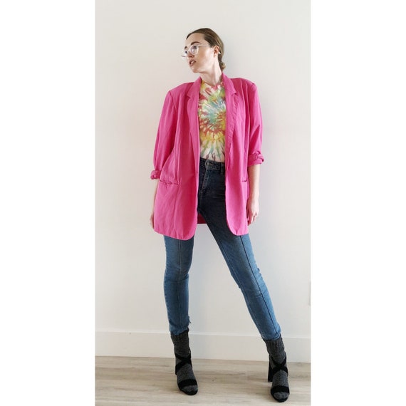 Vintage Hot-Pink Blazer
