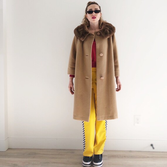Union Made Wool & Fur Coat