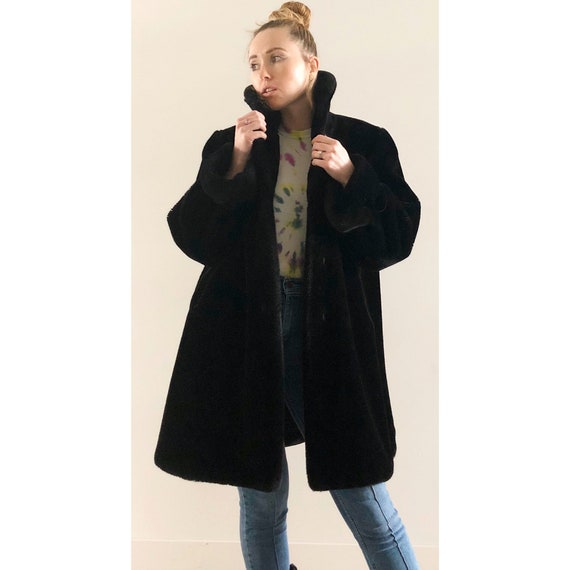 VNTG Teddy-Bear Faux Fur Coat