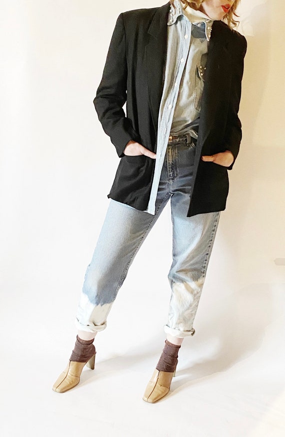 70s Black Pendleton Blazer