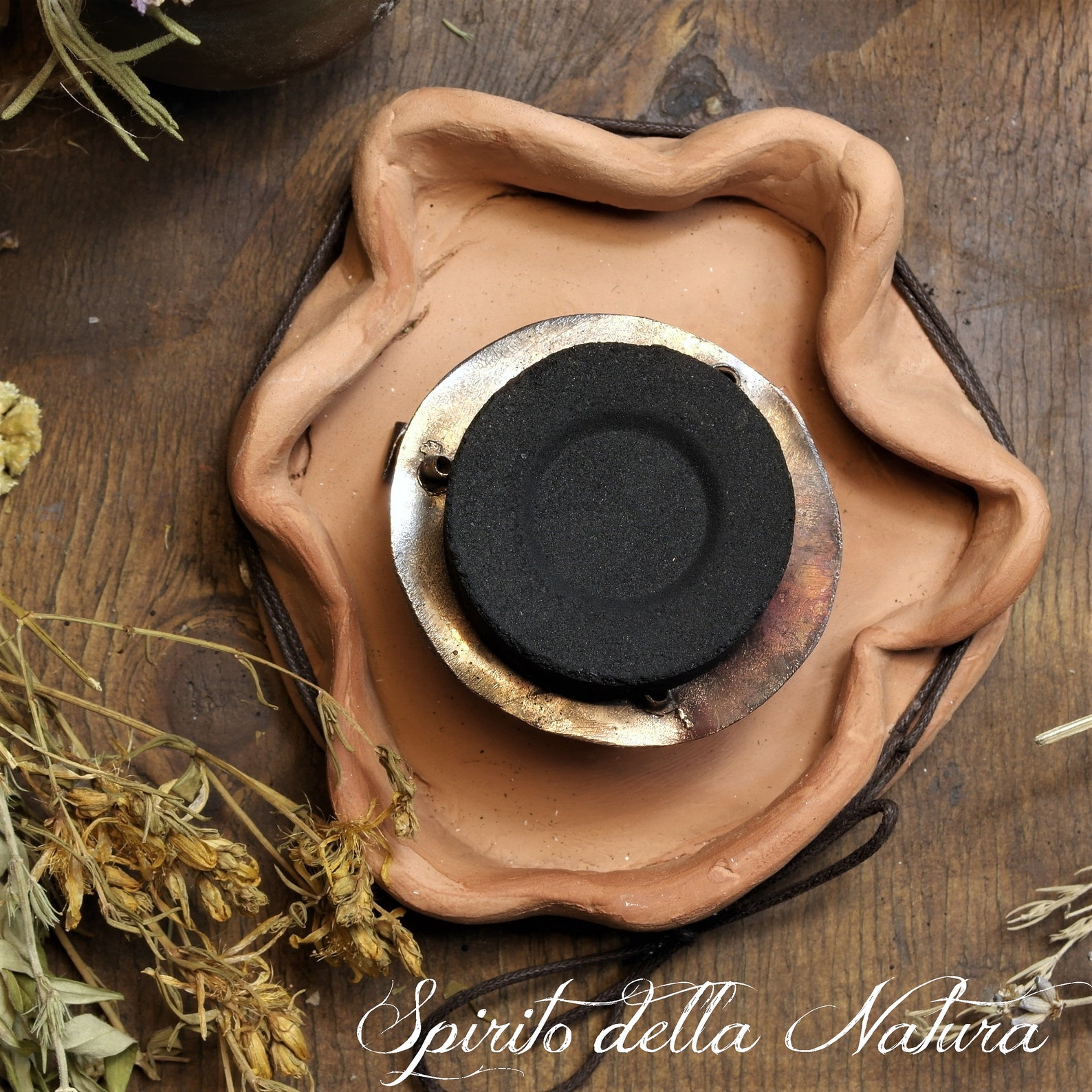 Kit charcoal incense burner natural incense meditation Etsy