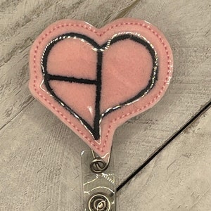 Black Pink logo inspired retractable badge holder