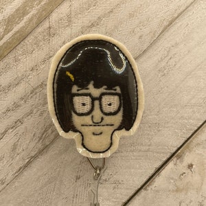 Tina inspired retractable badge reel