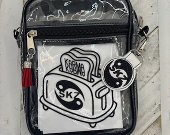k-pop Karma Ceremony Inspired Clear crossbody bag