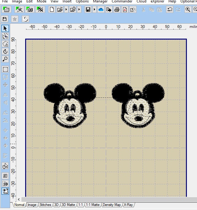 Mickey Mouse Head FSL Earring Design File - Etsy