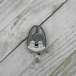 SKZOO inspired Wolf badge holder