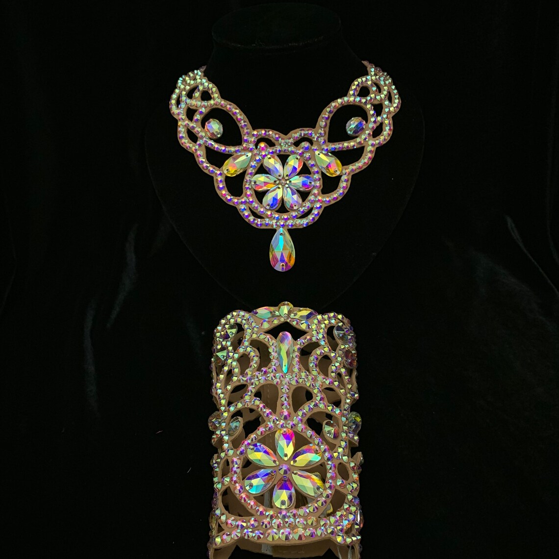 Ballroom set necklace and braclet ballroom jewelry ballroom Etsy
