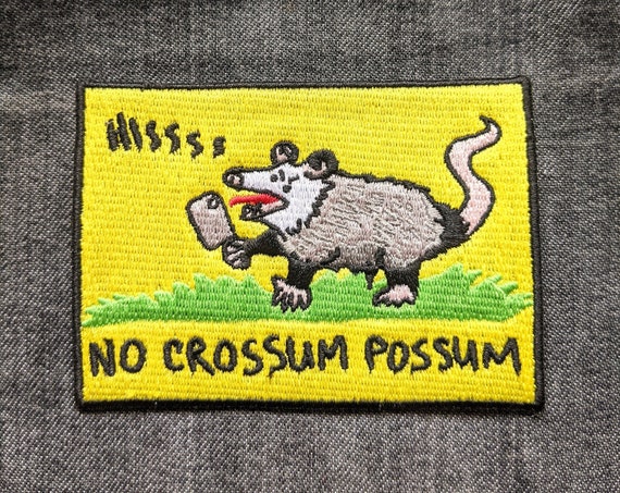Funny Possum Patch Iron On Patches On Clothes Cute Animal Patches