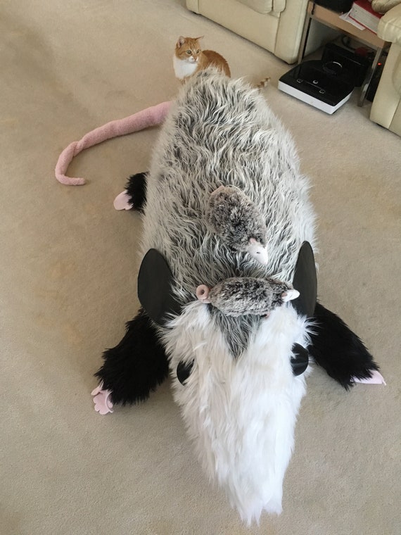 nine foot plush possum