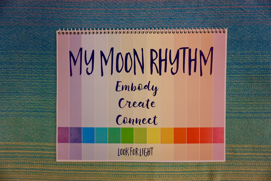 My Moon Rhythm Monthly Calendar Journal PDF - Etsy