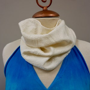 Up Cycled Silk + Cotton Cowl