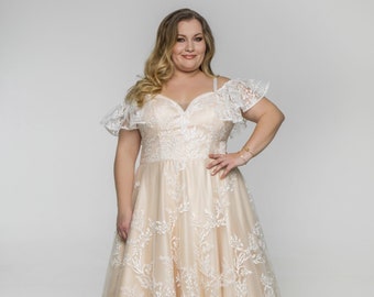 Plus size wedding dress, Lasabina plus size wedding dress
