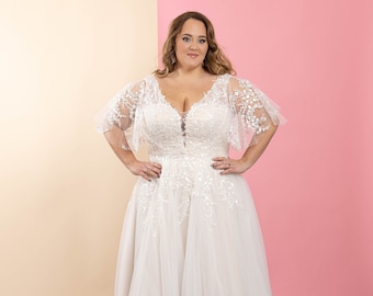 Lasabina Camilla plus size wedding dress