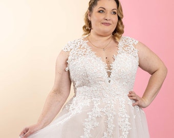 Lasabina Gabriella plus size wedding dress