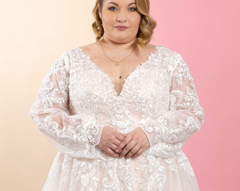 Lasabina Felicia plus size wedding dress