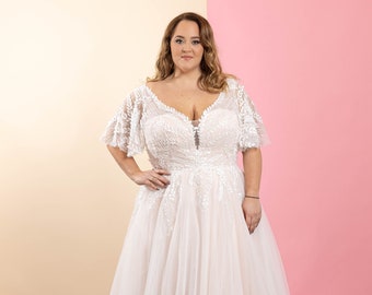 Lasabina Alice plus size wedding dress