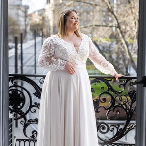 Lasabina Gloria plus size wedding dress
