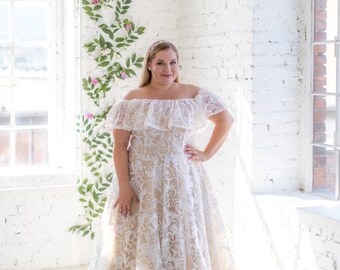 plus size boho bridesmaid dresses