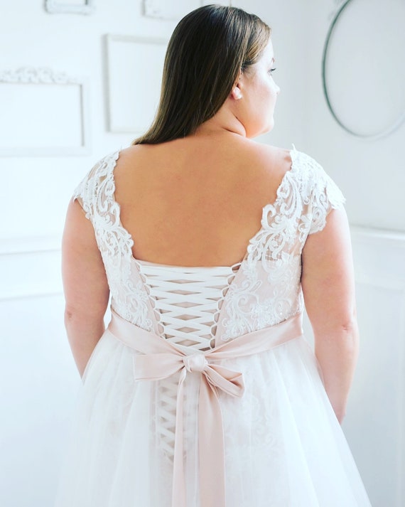 Plus Size Wedding Dress Beautiful Vintage Wedding Dress Etsy
