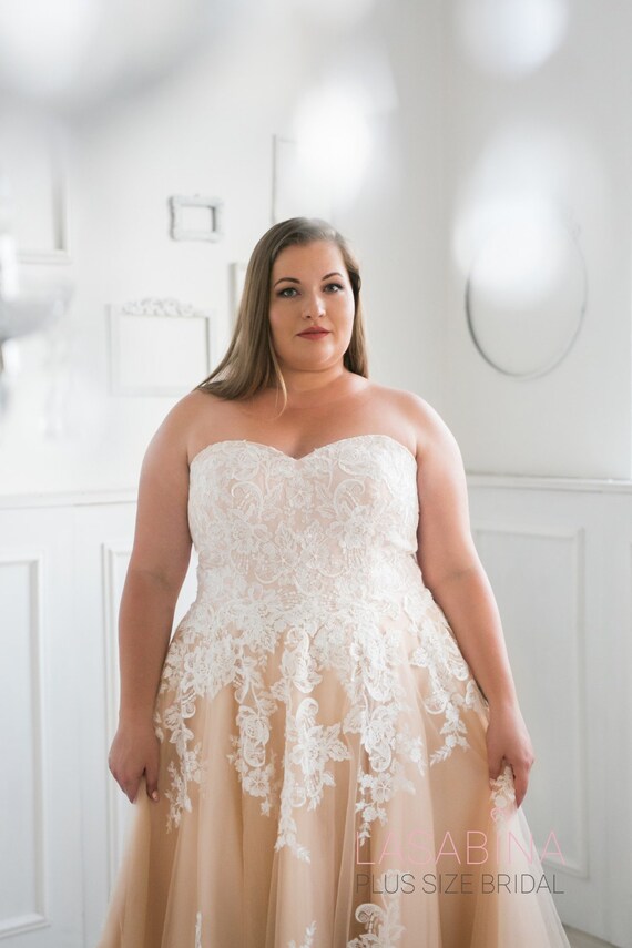 Plus Size Wedding Dress Beautiful Tulle Wedding Dress Etsy