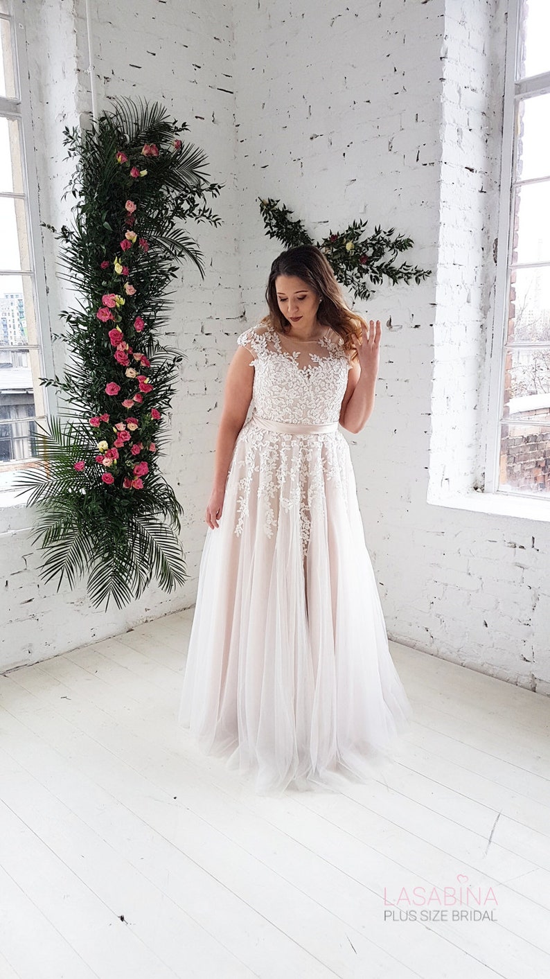 Plus size wedding dress, Lasabina plus size wedding dress image 1