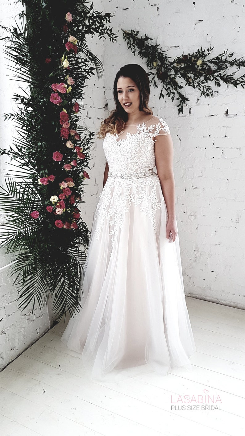 Plus size wedding dress, Lasabina plus size wedding dress image 4