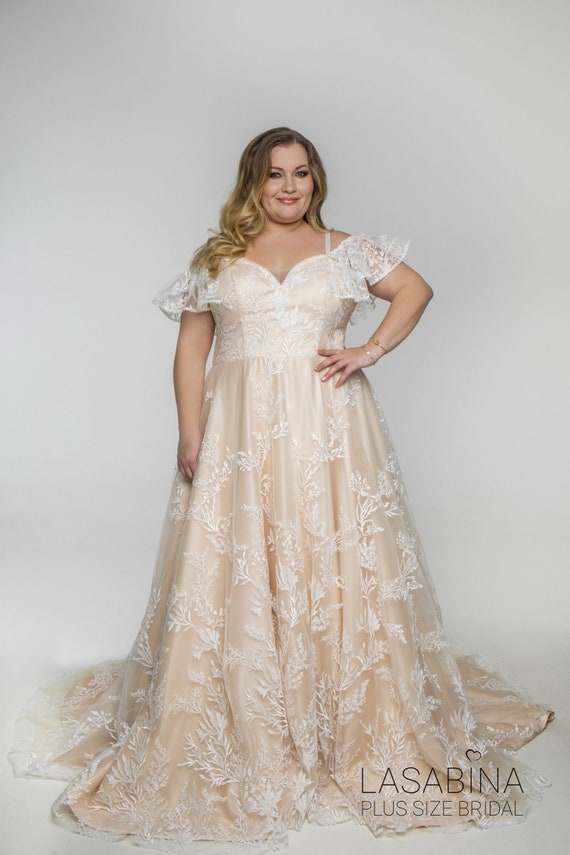 lasabina plus size bridal
