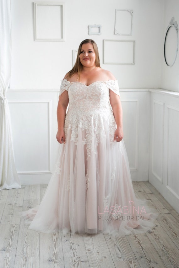 lasabina plus size bridal