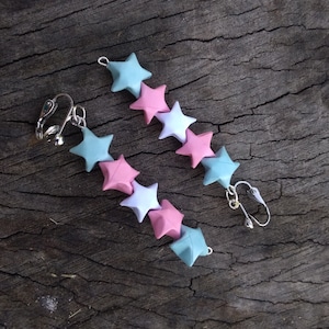 Trans Pride Drop Earrings