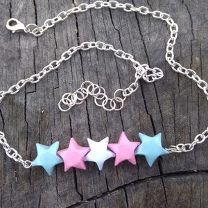 Trans Pride Chain Necklace