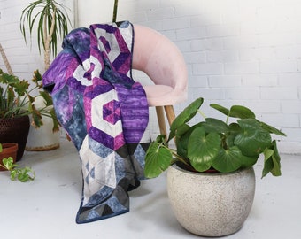 Patchwork Quilt, Lounge Throw, Handmade Soft Furnishing