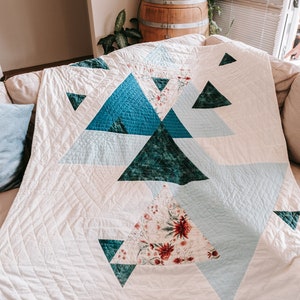 Triangle Custom Handmade Lap Quilt