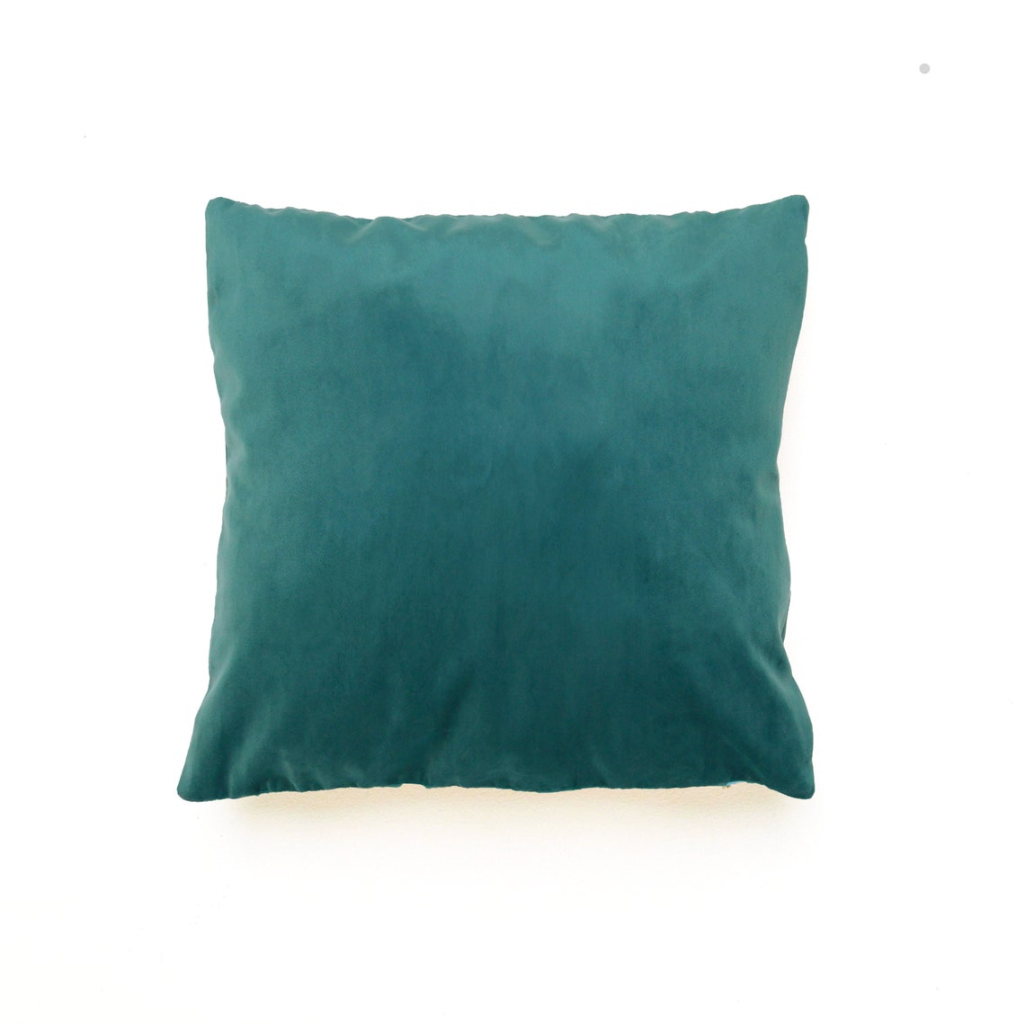 Teal Velvet Cushion Cover Luxury Minimalist Home Style Decor Etsy