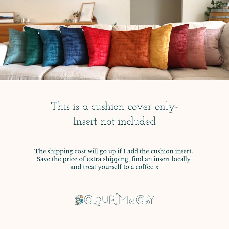 Teal Textured Luxury Velvet Cushion Cover Only image 6