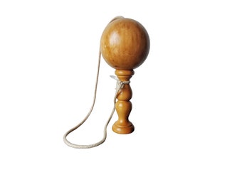 wooden bilboquet