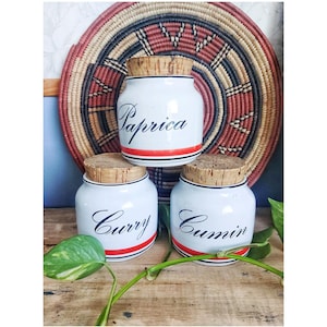 Vintage Spice Jars Series