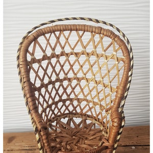 Display chair, rattan support image 2