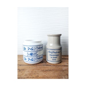 Duo vintage jars