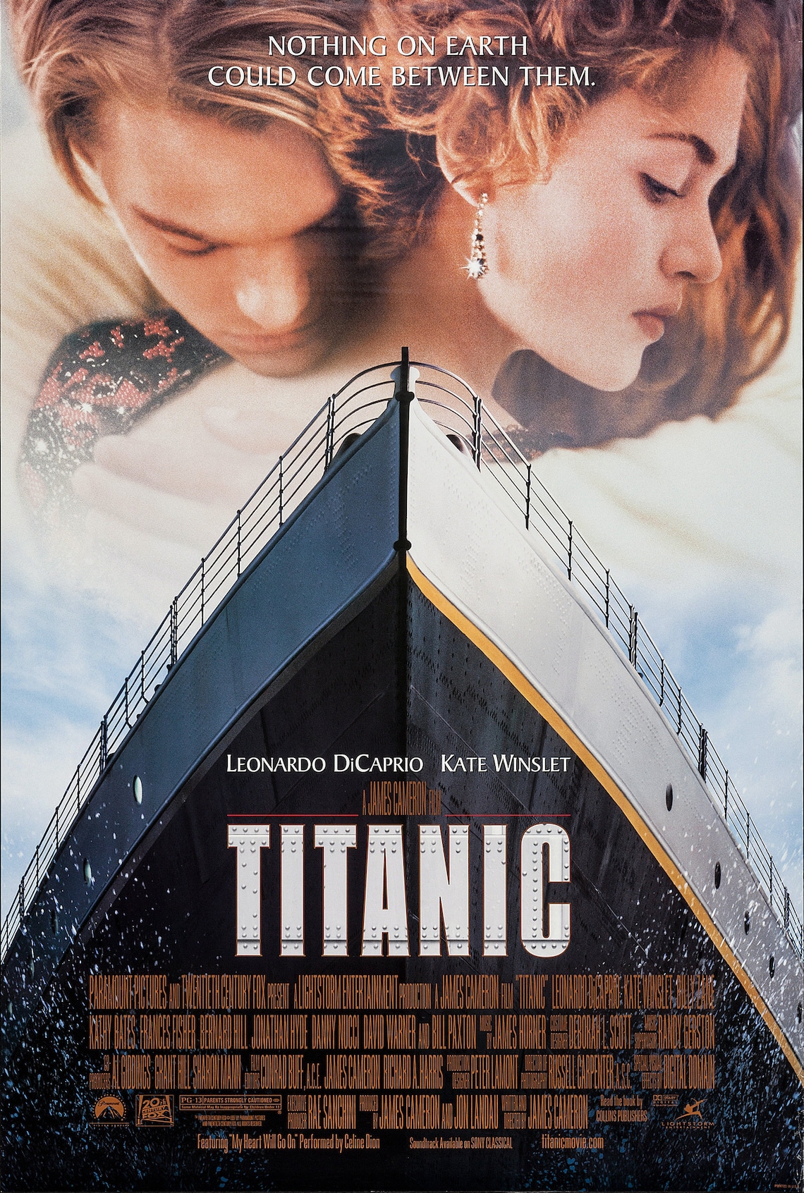 Titanic 1997 Movie Poster Original DoubleSided Unused Etsy
